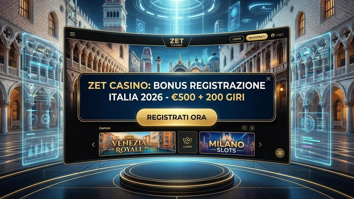 Registrazione con bonus su Zet